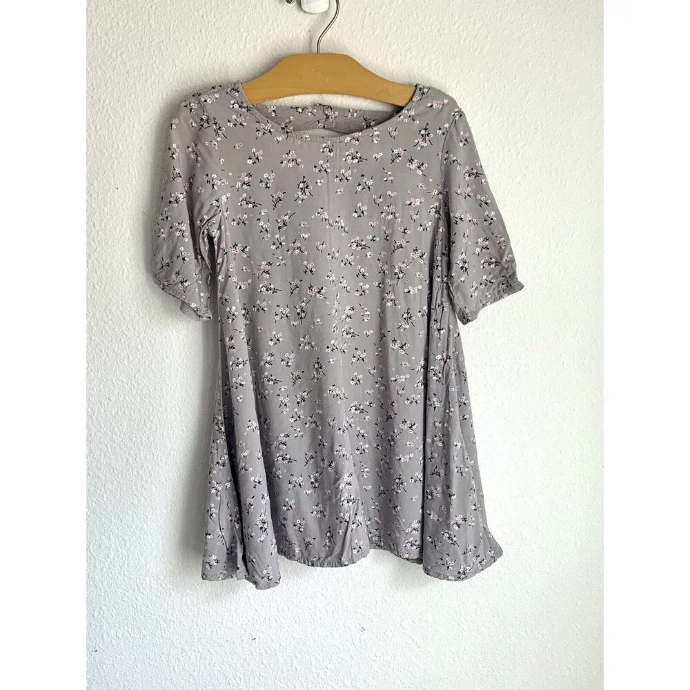 Old Navy Floral Dress Size 5T Keyhole Back